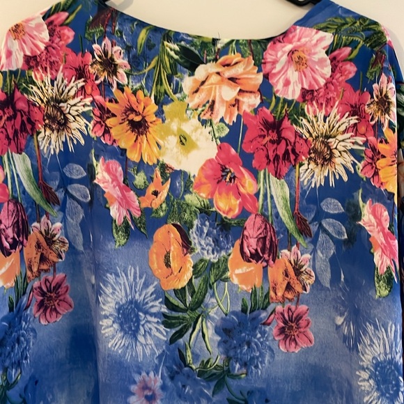 Floral Kimono with Fringe - Picture 6 of 8